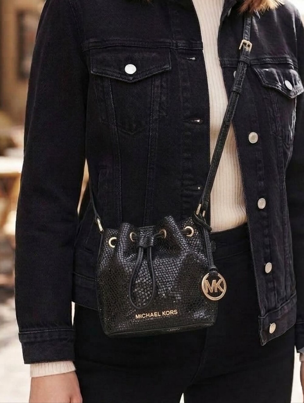 Michael Kors Drawstring Bucket Bag